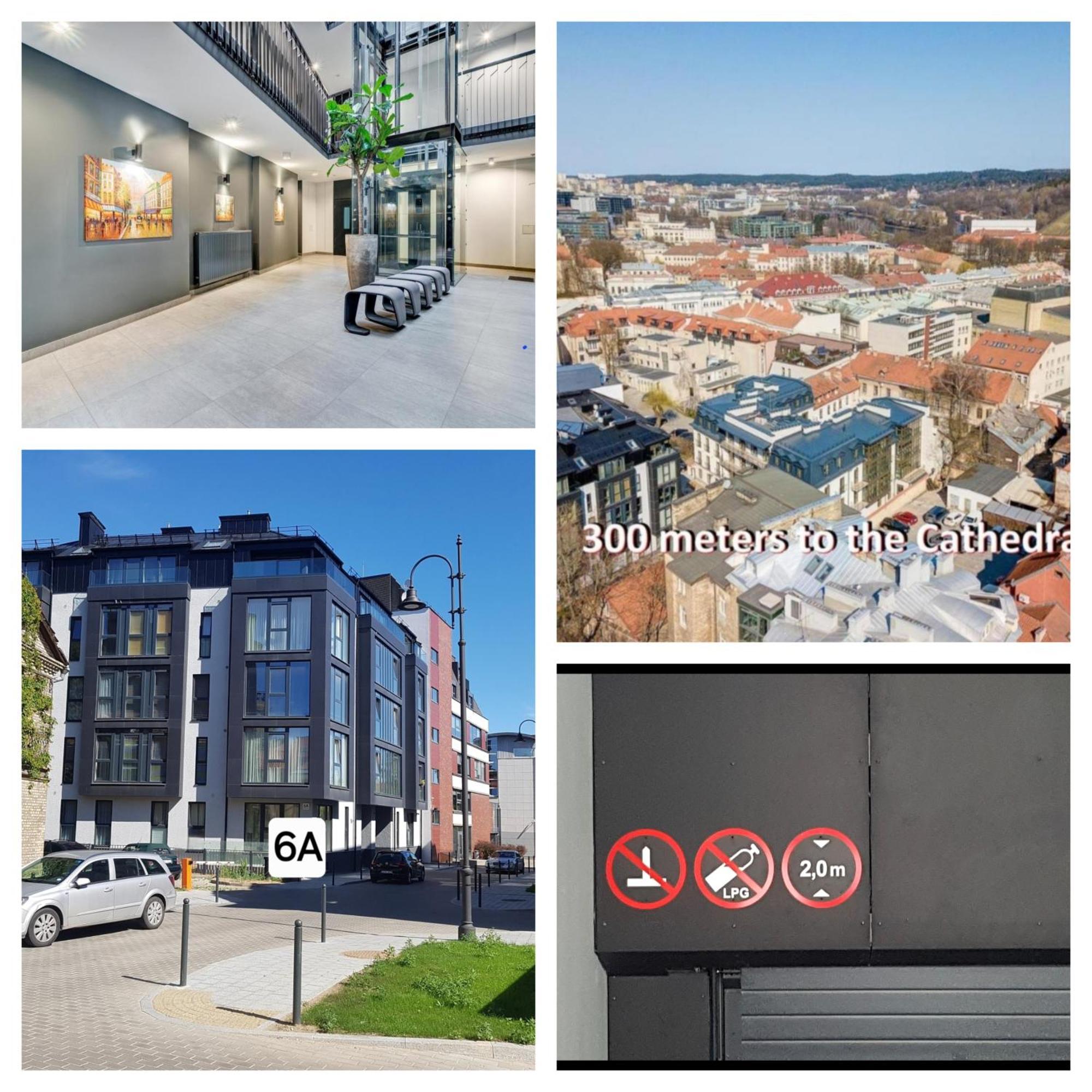 Happy Inn Vip, Self Check-In-24X7, A-C, Parking-In-The-Underground-Garage VNO Eksteriør billede